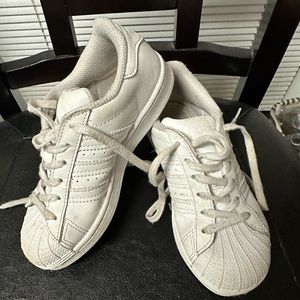 Adidas Superstars all White Size 13
